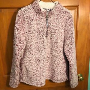 Fuzzy Sherpa Pullover 1/4 Zip